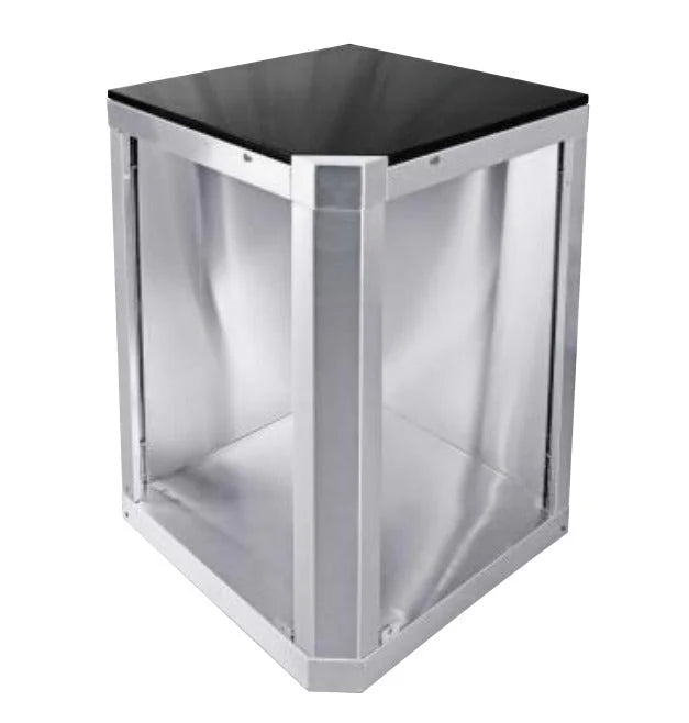 Stainless Steel 90 degree Outdoor Kitchen Modular Cabinet with Countertop