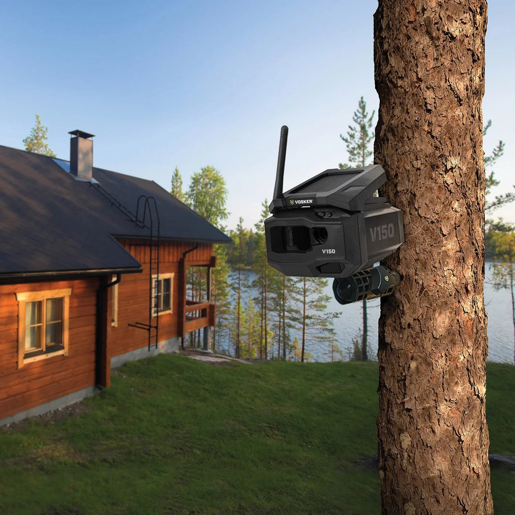 VOSKER 1202 V150 Solar-Powered LTE Cellular Outdoor Security Camera (US Nation Wide Network)