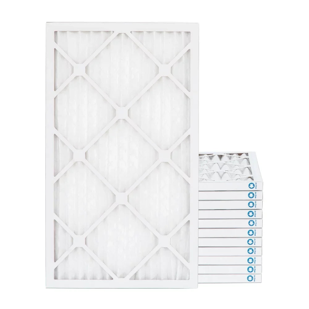 Pamlico Air 18x30x1 MERV 8 Pleated AC Furnace Air Filters. Case of 12. Actual Size: 17-3/4 x 29-3/4 x 3/4