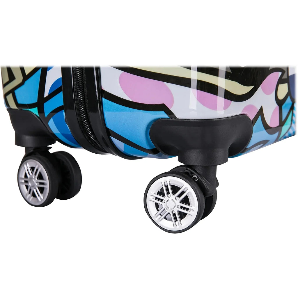 InUSA Prints PC/ABS Plastic 4-Wheel Spinner Luggage Miami (IUAPC00M-MIA)