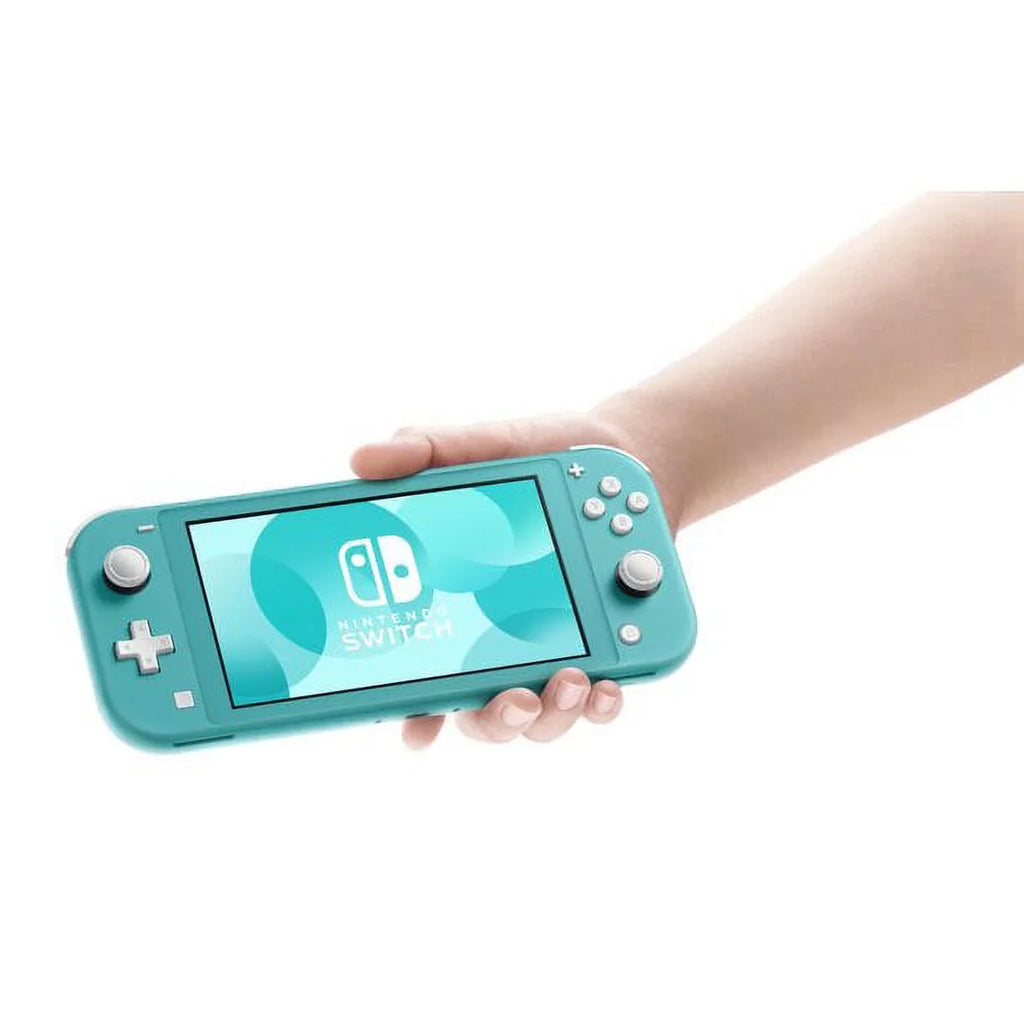 Nintendo Switch Lite Console Turquoise Bundle with Pokemon Brilliant Diamond