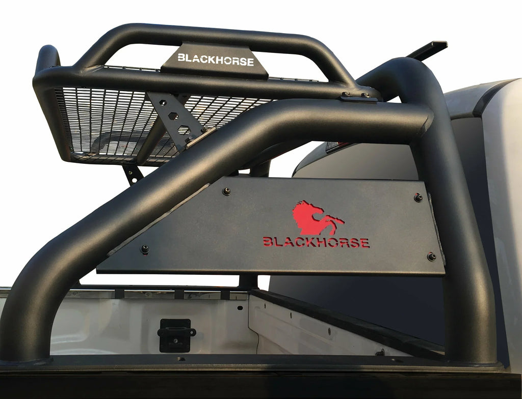 Black Horse Offroad RB-BA1B Tubular Powder Coated Steel Truck Bed Bar