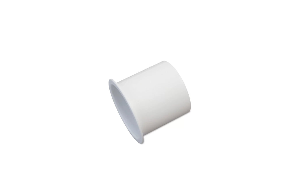 Red Hound Auto 100 Cup Holder Plastic Pocket Recessed Insert Universal for Craft RV Car Truck Sofa Game Table Marine Pontoon Motorhome Bulk Camper White
