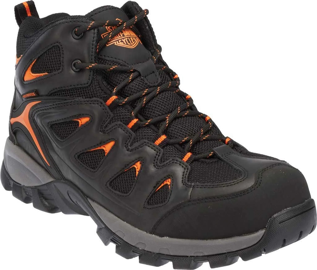 Harley-Davidson Men's Woodridge Waterproof Hiker BLACK