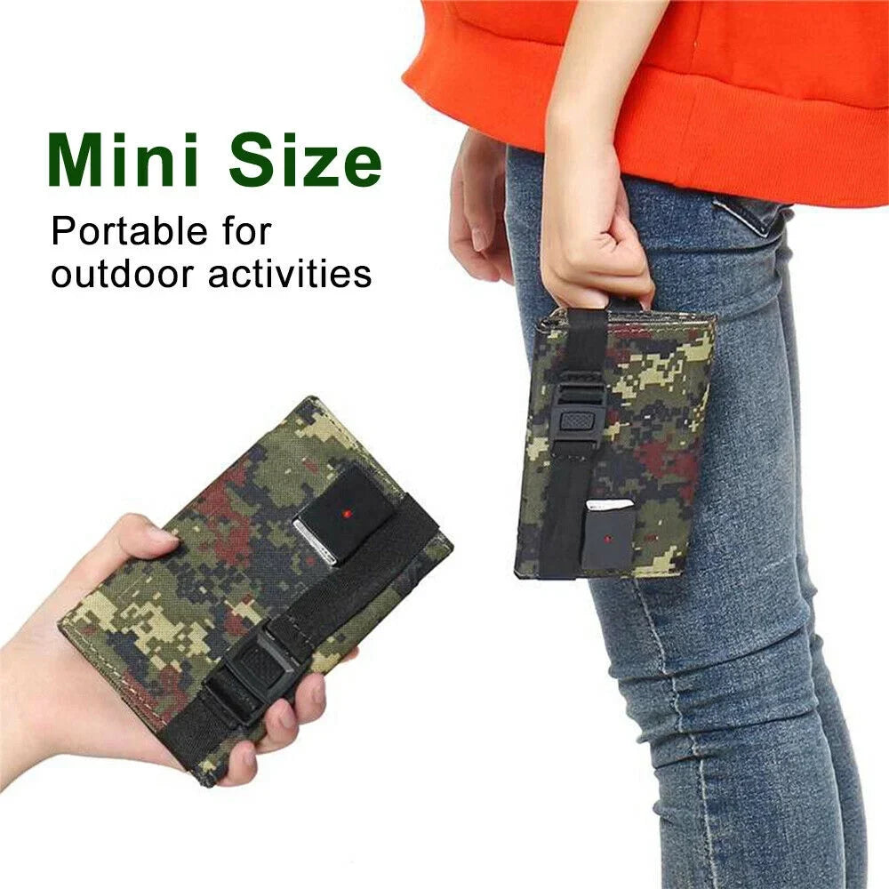 JLLOM Outdoor 80W USB Solar Panel Folding Power Bank Camping Hiking Phone Charger