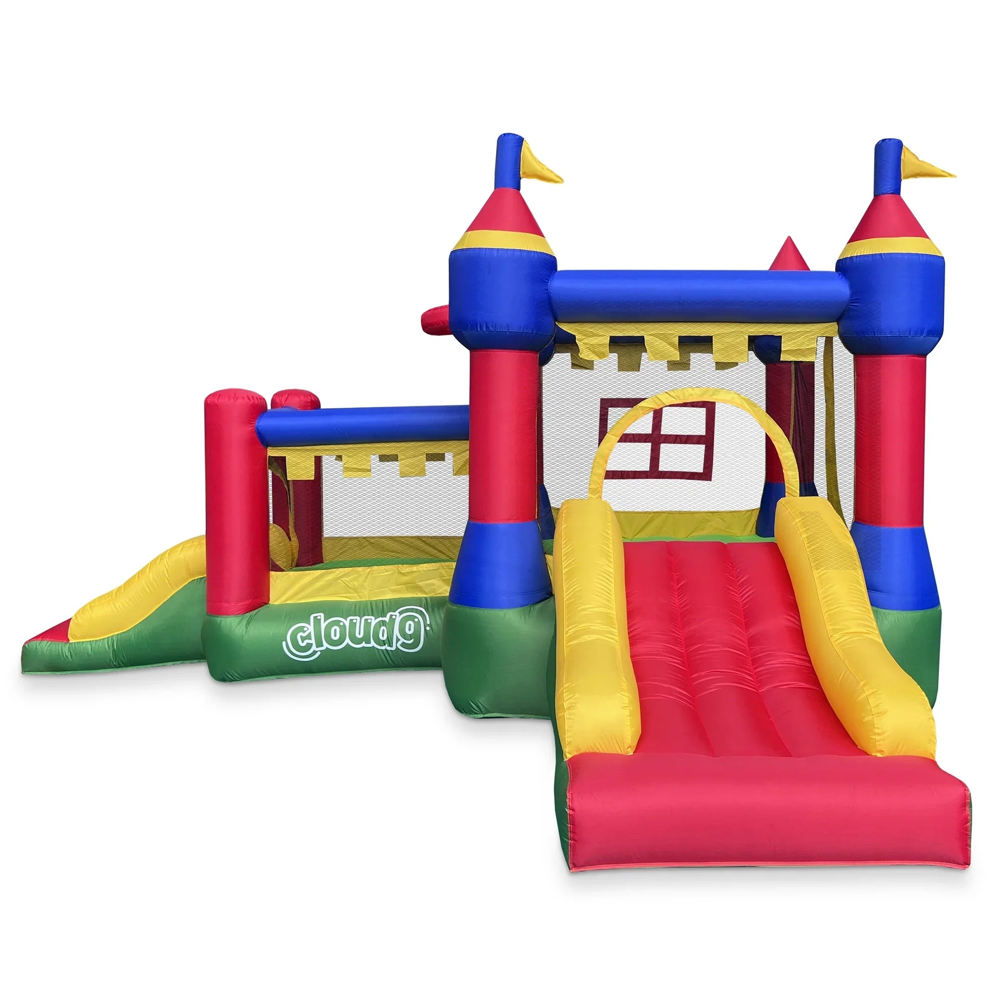 Cloud 9 Castle Bounce House with Blower - Inflatable Bouncer for Kids