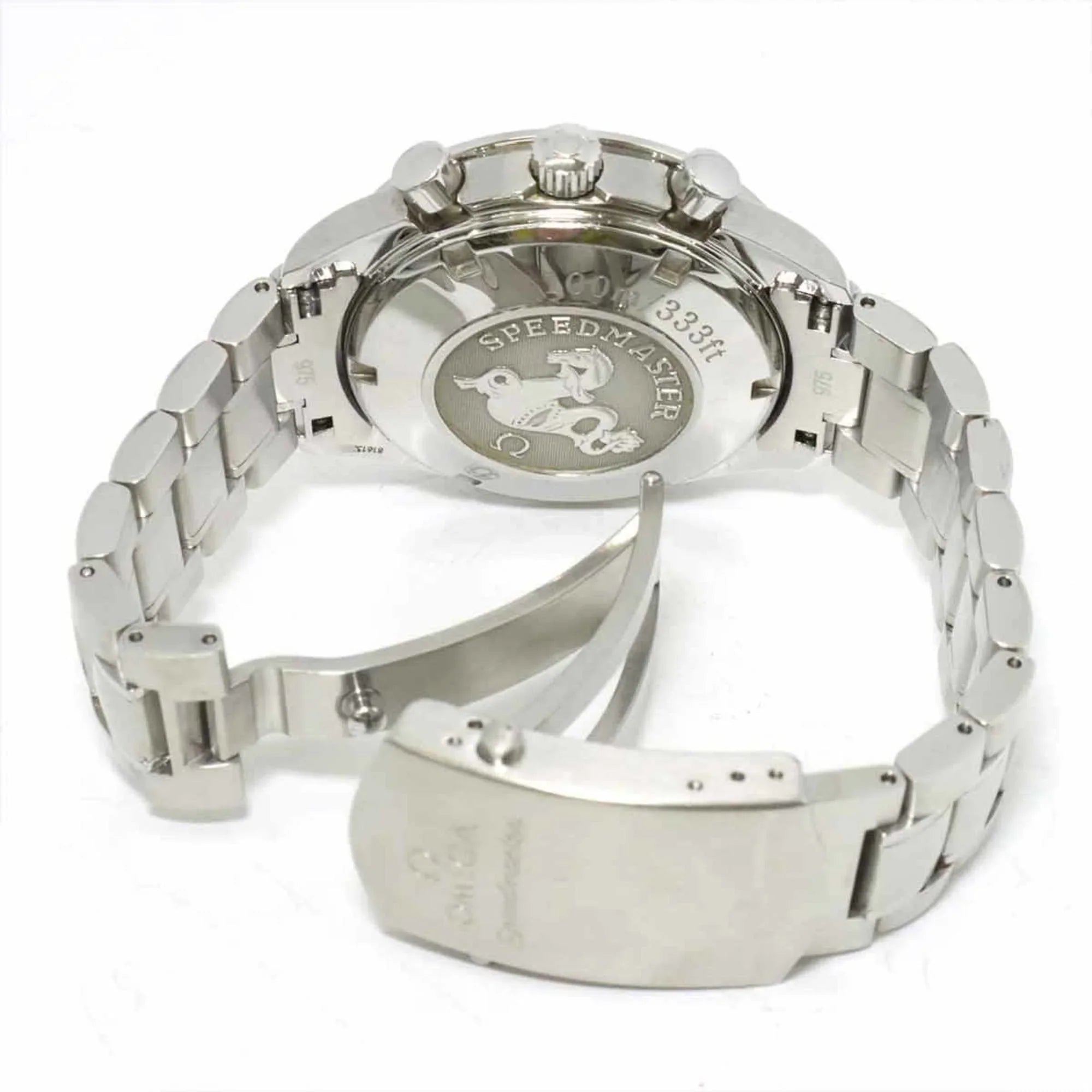 Pre-Owned Omega OMEGA Speedmaster Date 3210 51 Chronograph Men's Watch Black Dial Automatic (Good)