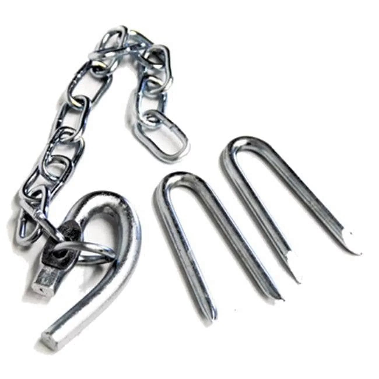 Gallagher F0202U Electric Fence Gate Latch, 14-In. Chain & 2 Staples - Quantity 1