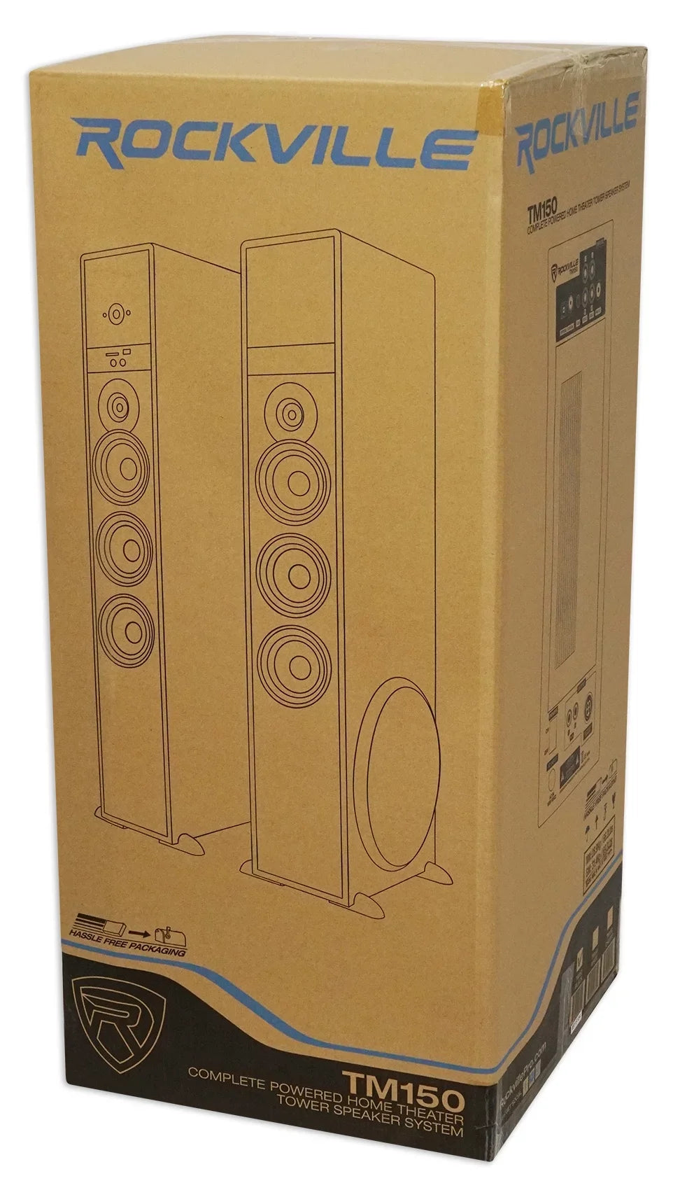 Tower Speaker Home Theater System w/Sub For LG SK8000 Television TV-Wood