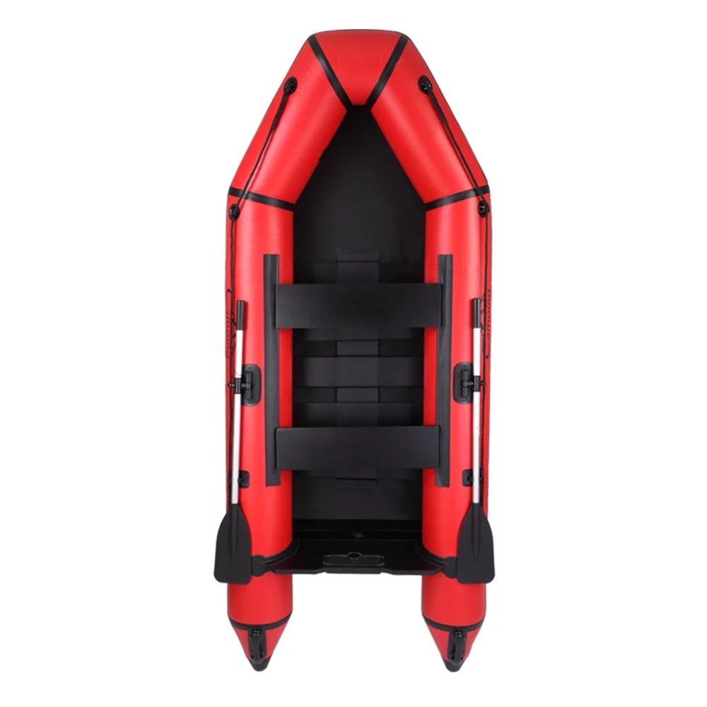 Camping Survivals 10ft PVC 330kg Water Adult Assault Craft Red Black