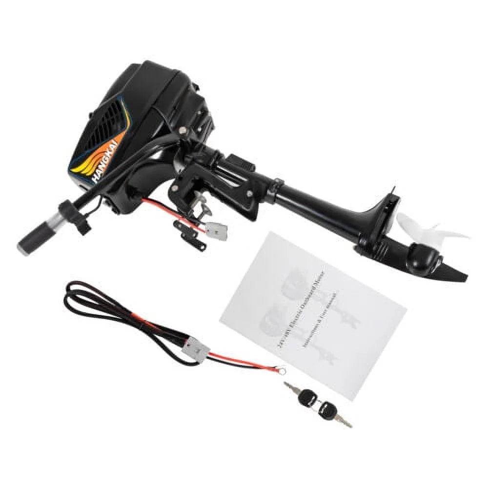 48V Short Shaft Electric Outboard Motor 5.0HP Fishing Ship Trolling Engine