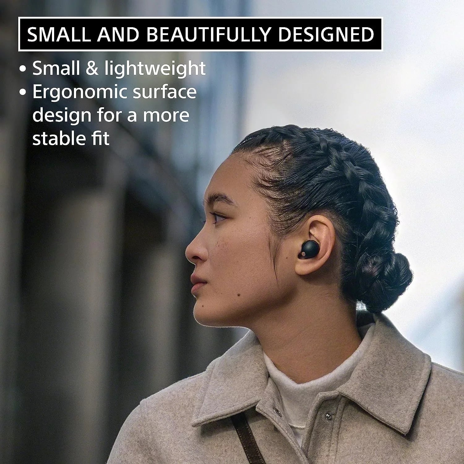Sony WF-1000XM5-BLACK Wireless Noise Canceling High-Res Earbuds with an Additional 2 Year Shield by Epic Protect (2023)