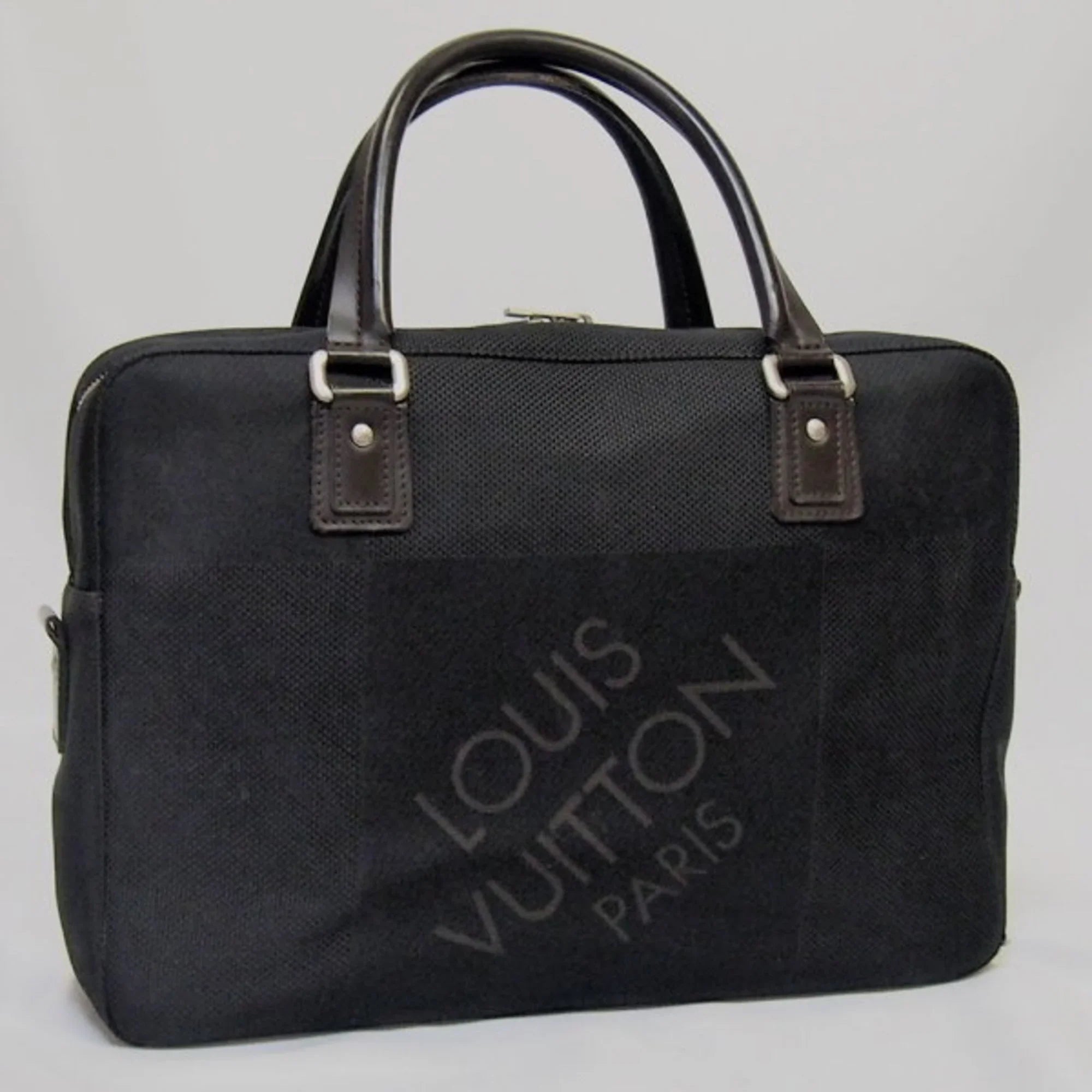 Pre-Owned LOUIS VUITTON Document Bag Damier Jean Yak M93082 Louis Vuitton Handbag LV (Good)