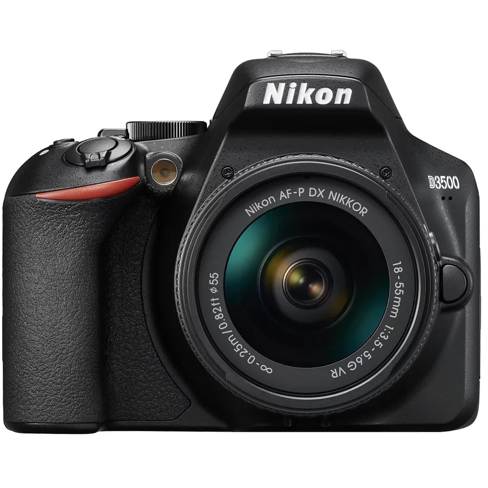 Nikon D3500 DX-Format DSLR Two Lens Kit with AF-P DX NIKKOR 18-55mm f/3.5-5.6G VR & AF-P DX NIKKOR 70-300mm f/4.5-6.3G ED, Black