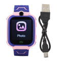 Fyearfly Relojes Digitales para niños, Reloj igente a Prueba de Agua Reloj de Pulsera Digital multifunción para niños para IOS/AndroidQ12, Relojes para niños Reloj para Exteriores(Rosado)