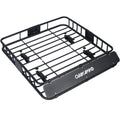 Universal Fit Black Steel Top Mount Roof Rack 43" Heavy-Duty Steel Condition - Rooftop Cargo Carrier Basket