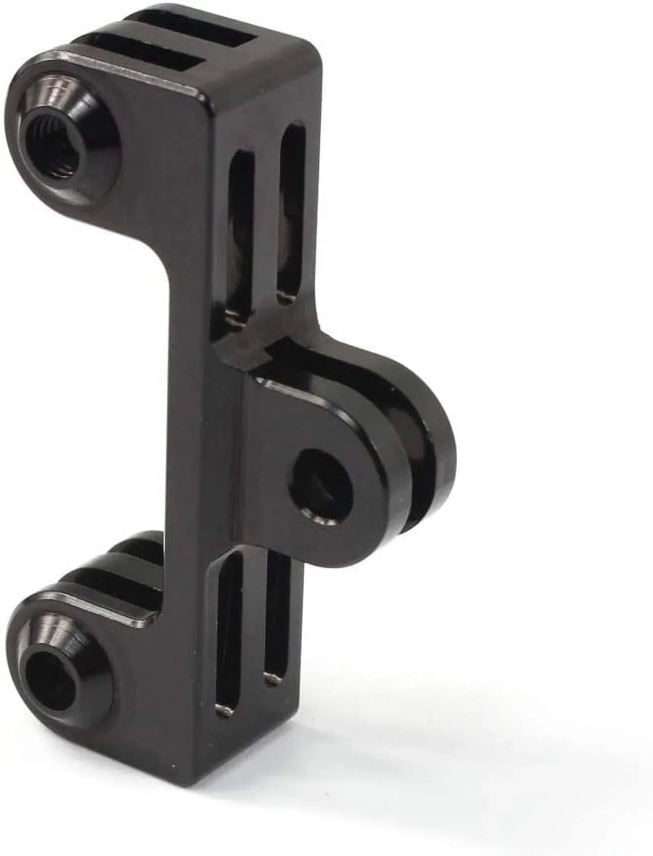 Aluminum Dual Twin Mount Adapter for GoPro Hero 9/8/7/(2018)/6/5/4 Black,Hero 3+,DJI Osmo Action,AKASO/Campark/YI