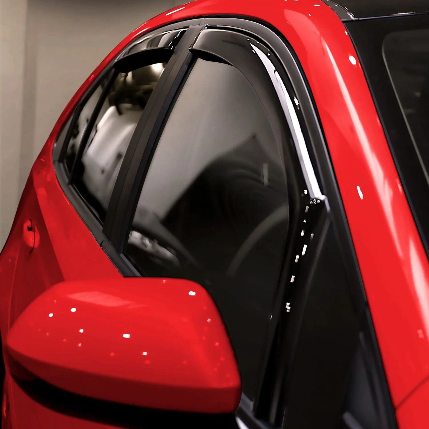 Voron Glass in-Channel Extra Long-lasting Rain Guards for Toyota Corolla 2020-2024 Sedan, Window Deflectors, Vent Window Visors, 4 Pieces - 200521