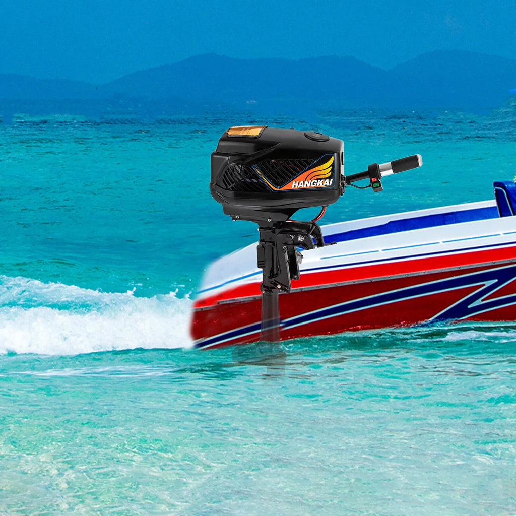 48V Short Shaft Electric Outboard Motor 5.0HP Fishing Ship Trolling Engine