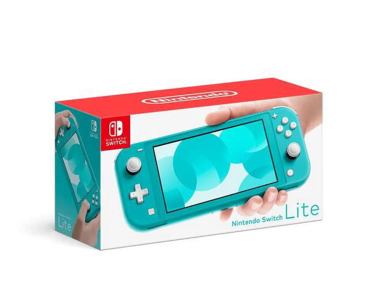 Nintendo Switch Lite Console Turquoise Bundle with Pokemon Brilliant Diamond