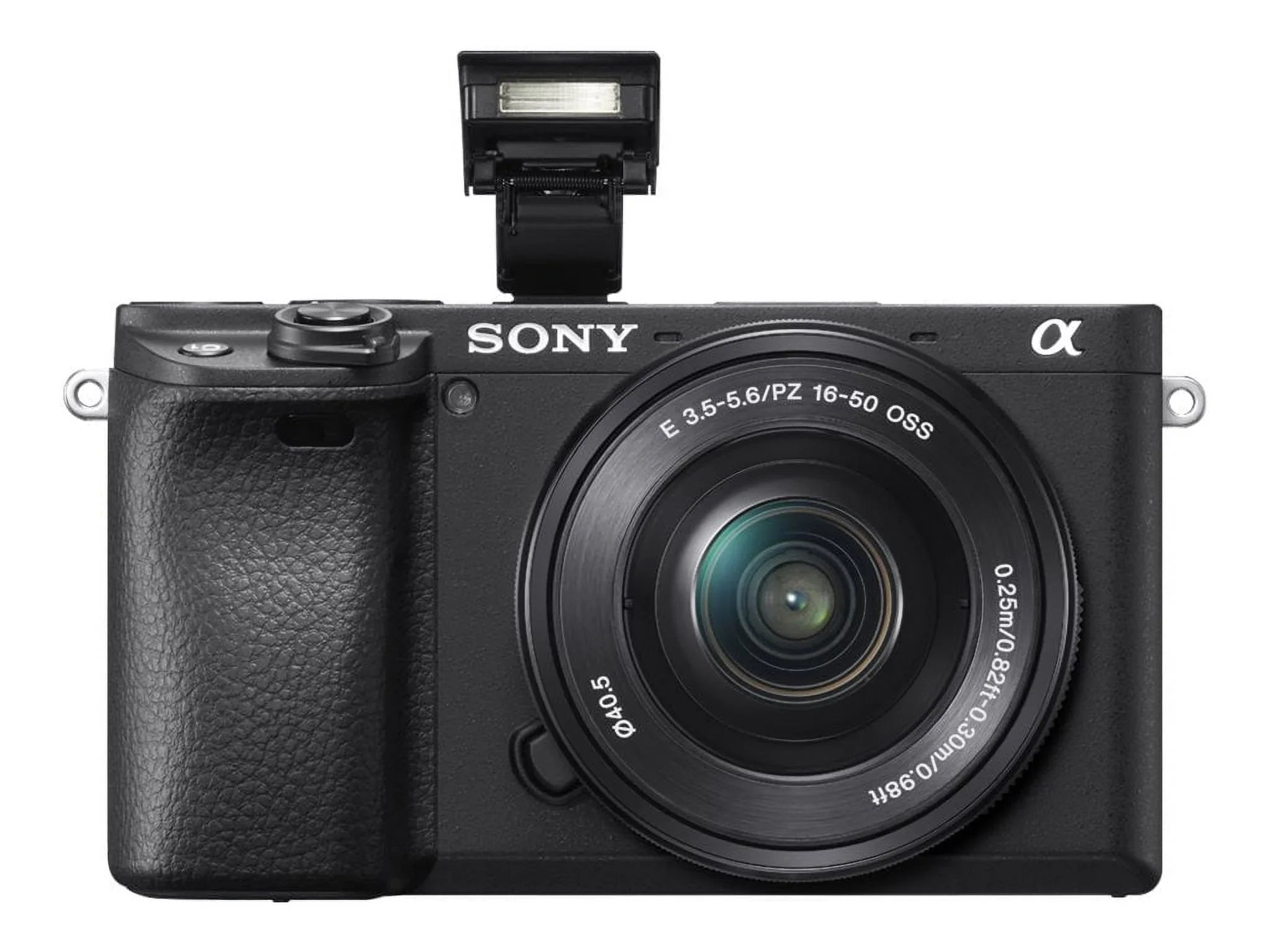 Sony a6400 ILCE-6400L - Digital camera - mirrorless - 24.2 MP - APS-C - 4K / 30 fps - 3x optical zoom 16-50mm lens - Wi-Fi, NFC, Bluetooth - black