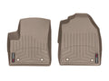Environment Custom Fit FloorLiners Matching with 2009-2013 Ford Transit Connect - 1st Row (Driver & Passenger), Tan