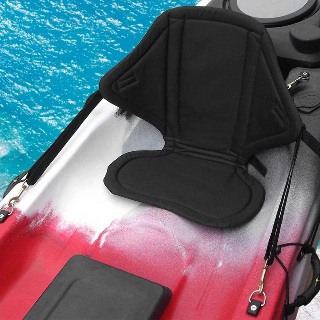 1x kayak Vessel seat Cushion with Storage Bag Universal Back Rest for Paddle Board