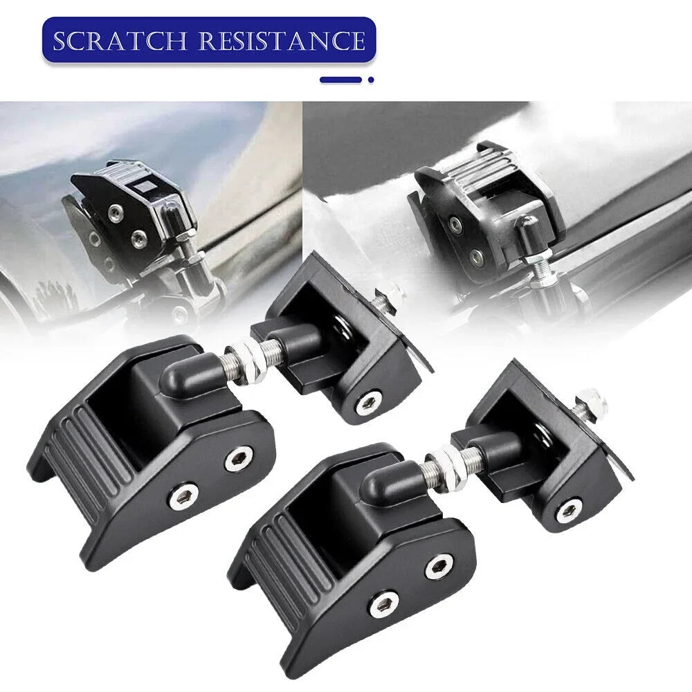 JLLOM Premium Hood Latch Lock Catch Set for Jeep Wrangler JK 07-18 - Reliable Protection and Peace of Mind