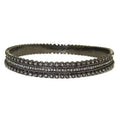 MX Signature Bangle Bracelet set w Cz-s
