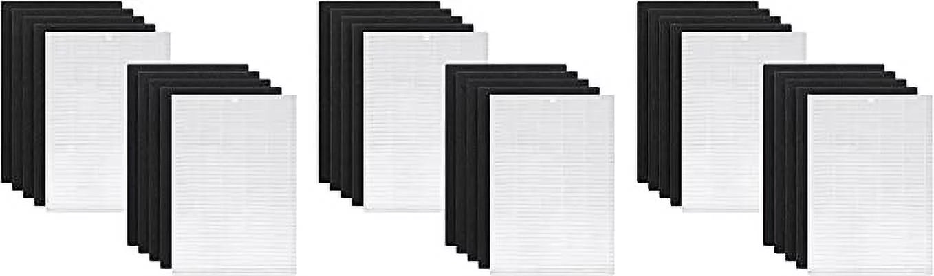 Nispira AP-1216-FP True HEPA Carbon Filter Replacement Matching with Coway Airmega Air Purifier AP-1216L, 6 Sets