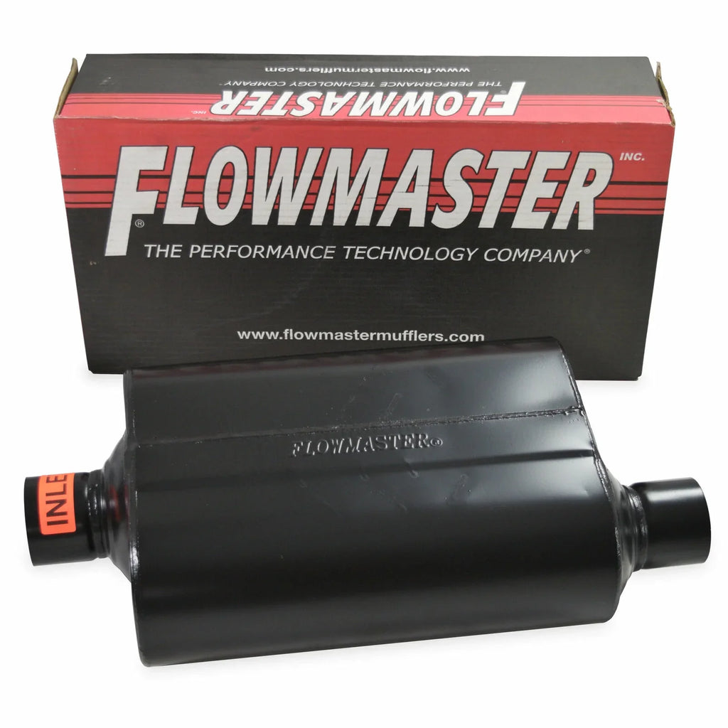 Dual Exhaust Kit 2.5" Flowmaster Super 40 Rear Exit RC Tips 80-86 Ford F-Series