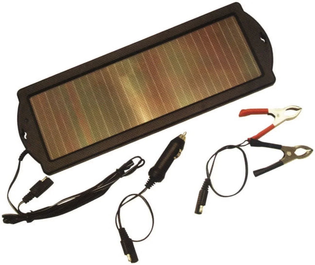 NIPPON Solar Powered 12Volt Trickle Charger, Black, TPS946