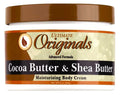 Ultimate Originals Moisturising Body Cream Cocoa Butter and Shea, 8 oz, 6 Pack