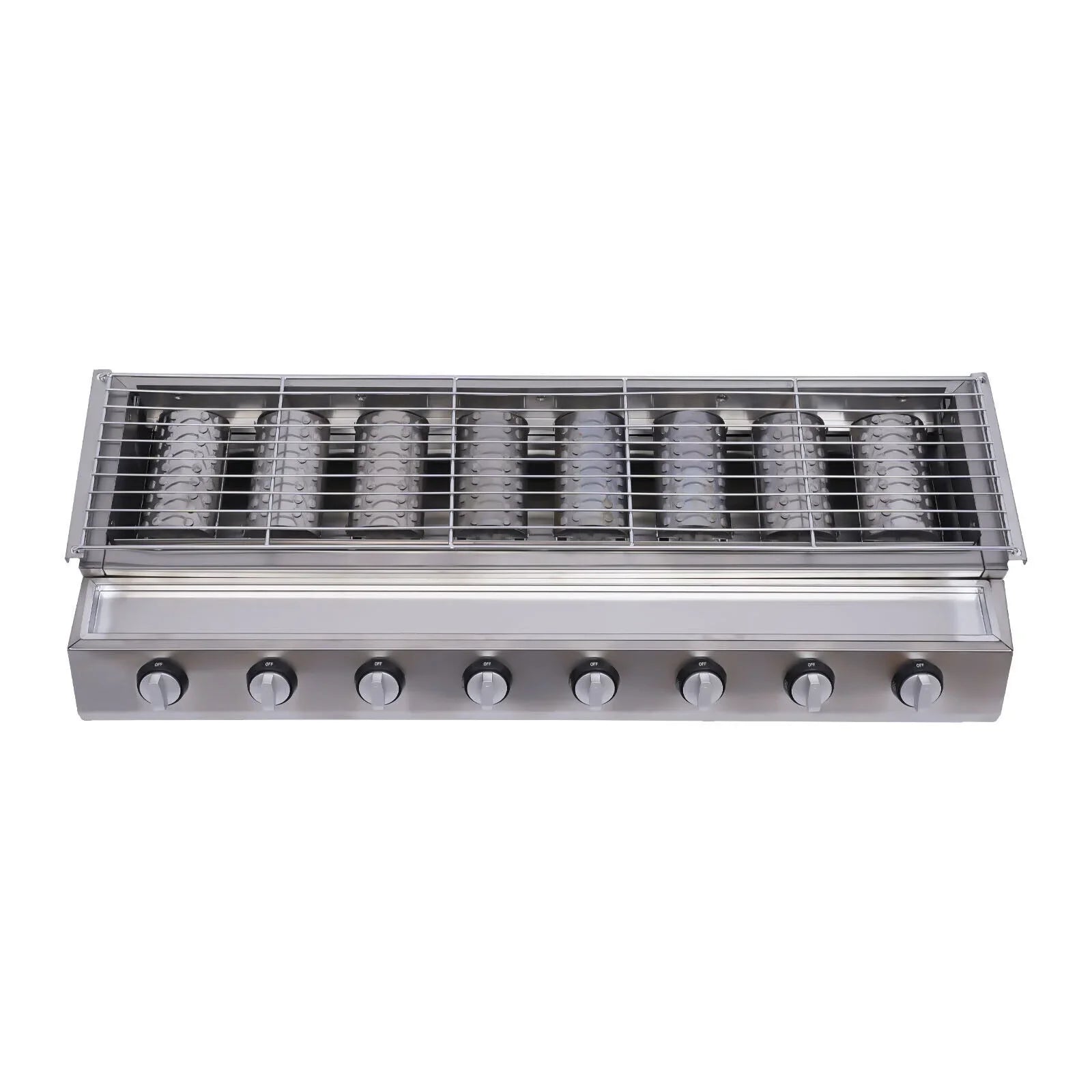Large Gas Grill Outdoor Party 8 Burner BBQ Grill Commercial Adjustable Height Gas Grill