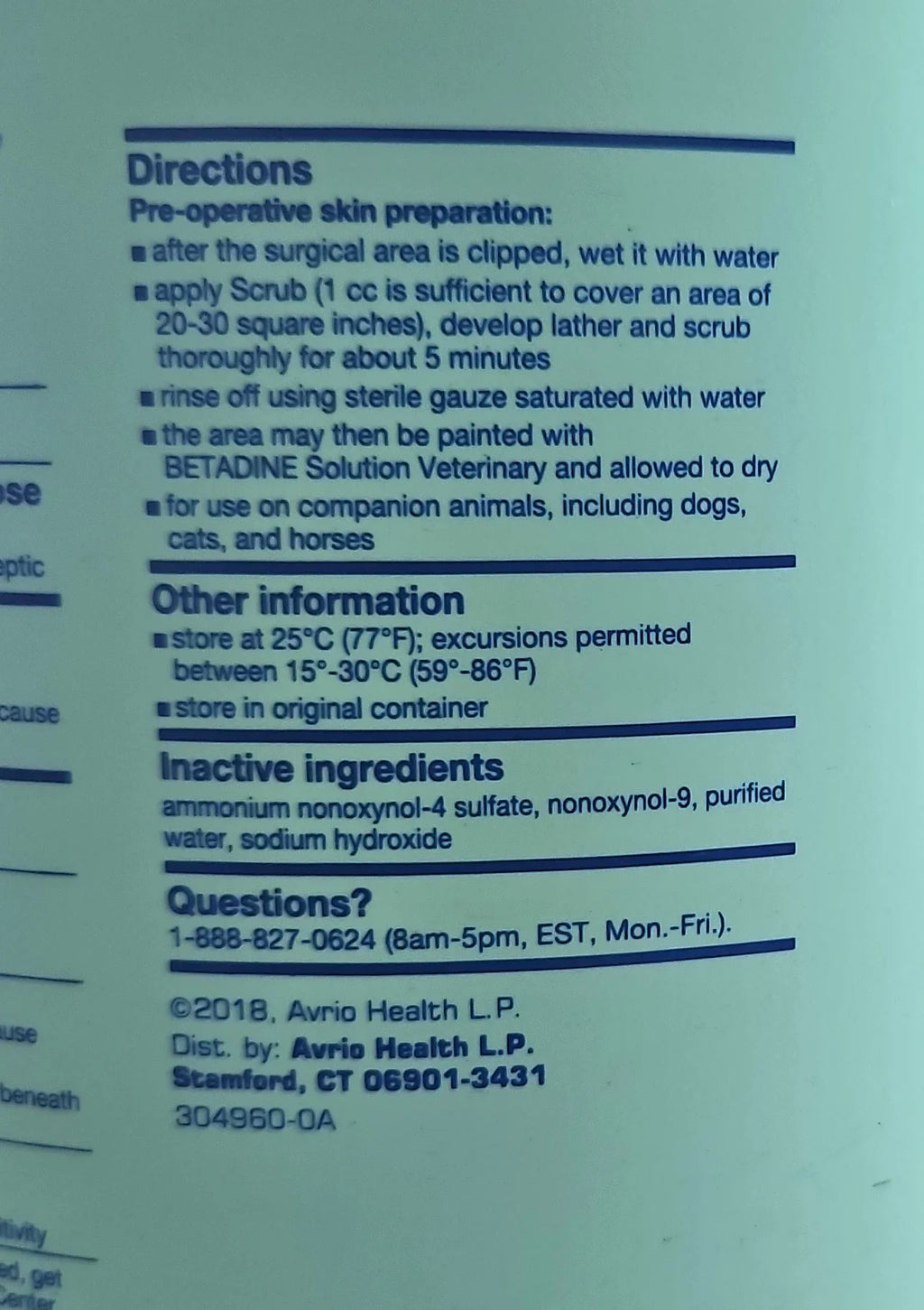 Purdue - Betadine Surgical Scrub 1 Gallon - 67618-154-01 BVET1G