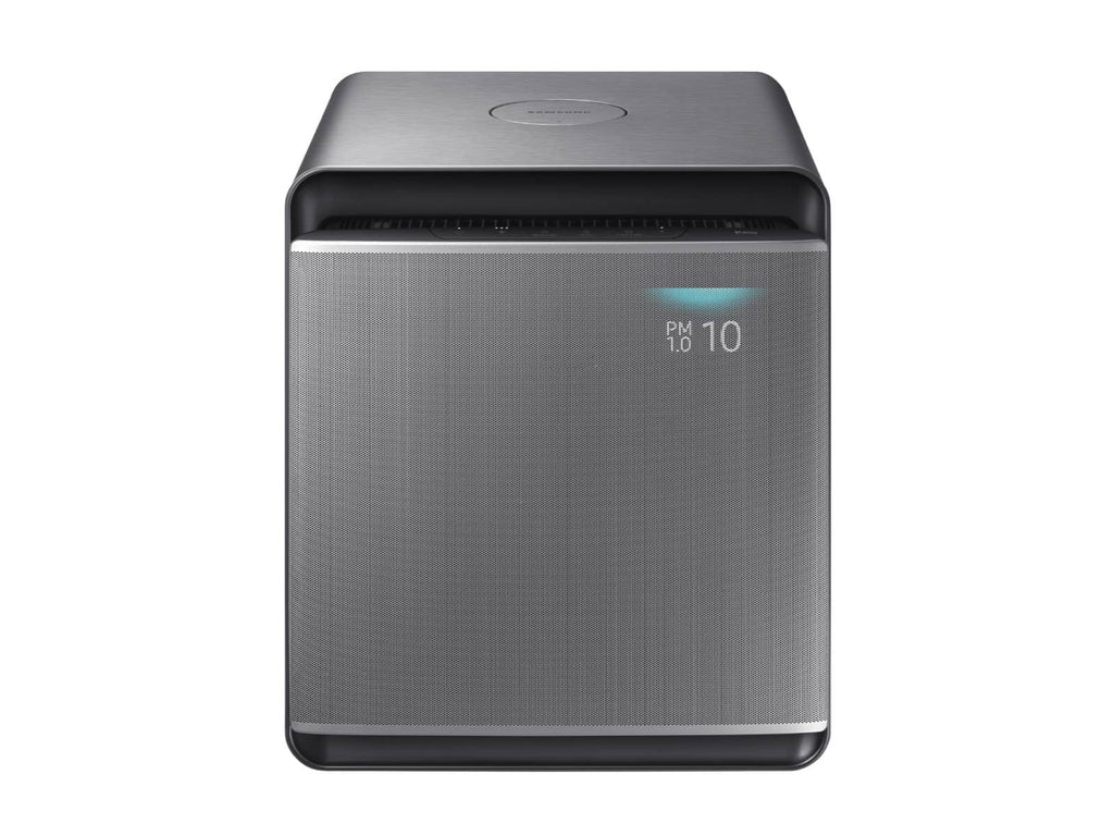 Restored Samsung Cube Air Purifier with Wind-Free Air Purification, Silver AX300T9080S/AA - (Refurbished)