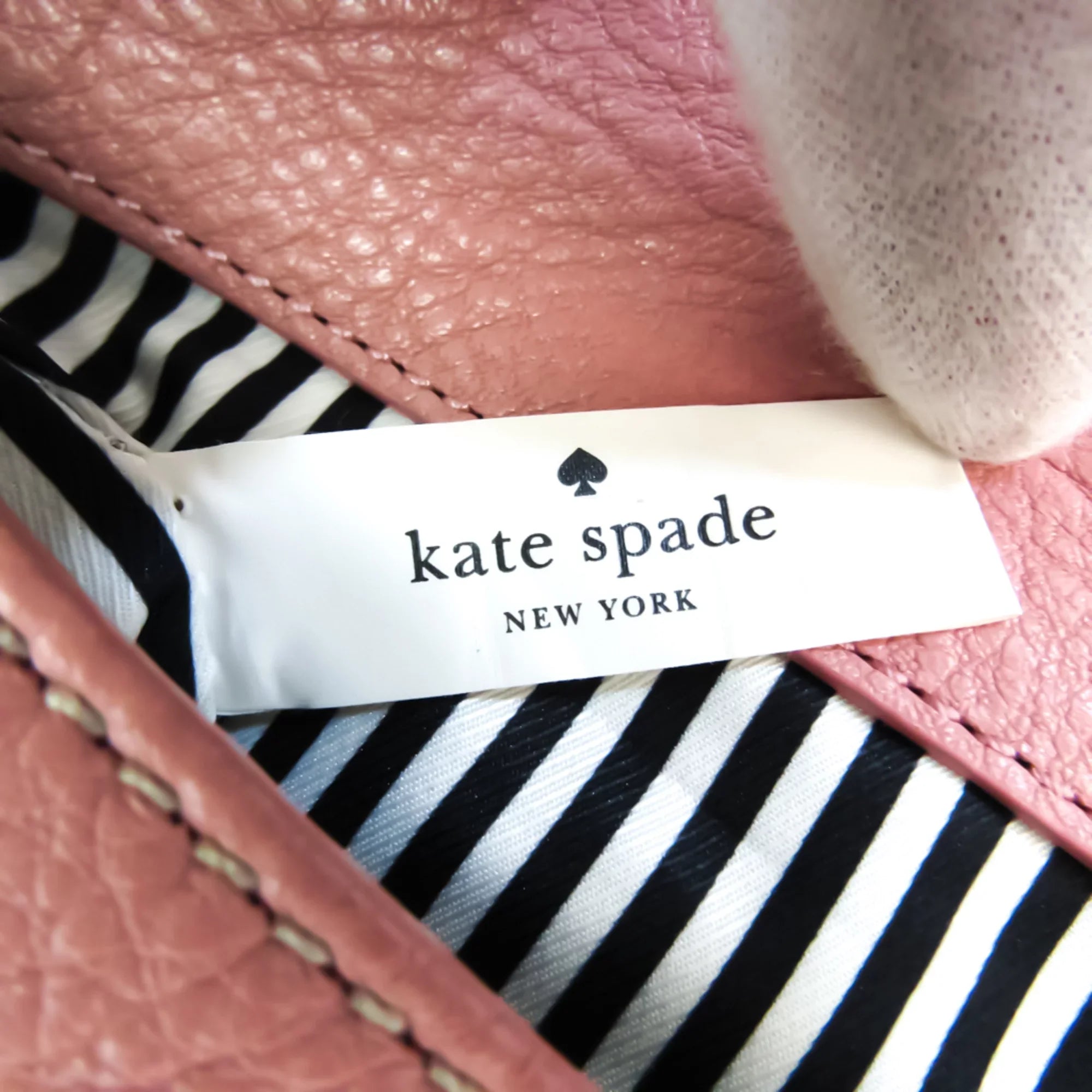 Pre-Owned Kate Spade COBBLE HILL TODDY PXRU6018 Women's Leather Handbag,Shoulder Bag Grayish,Pink (Good)