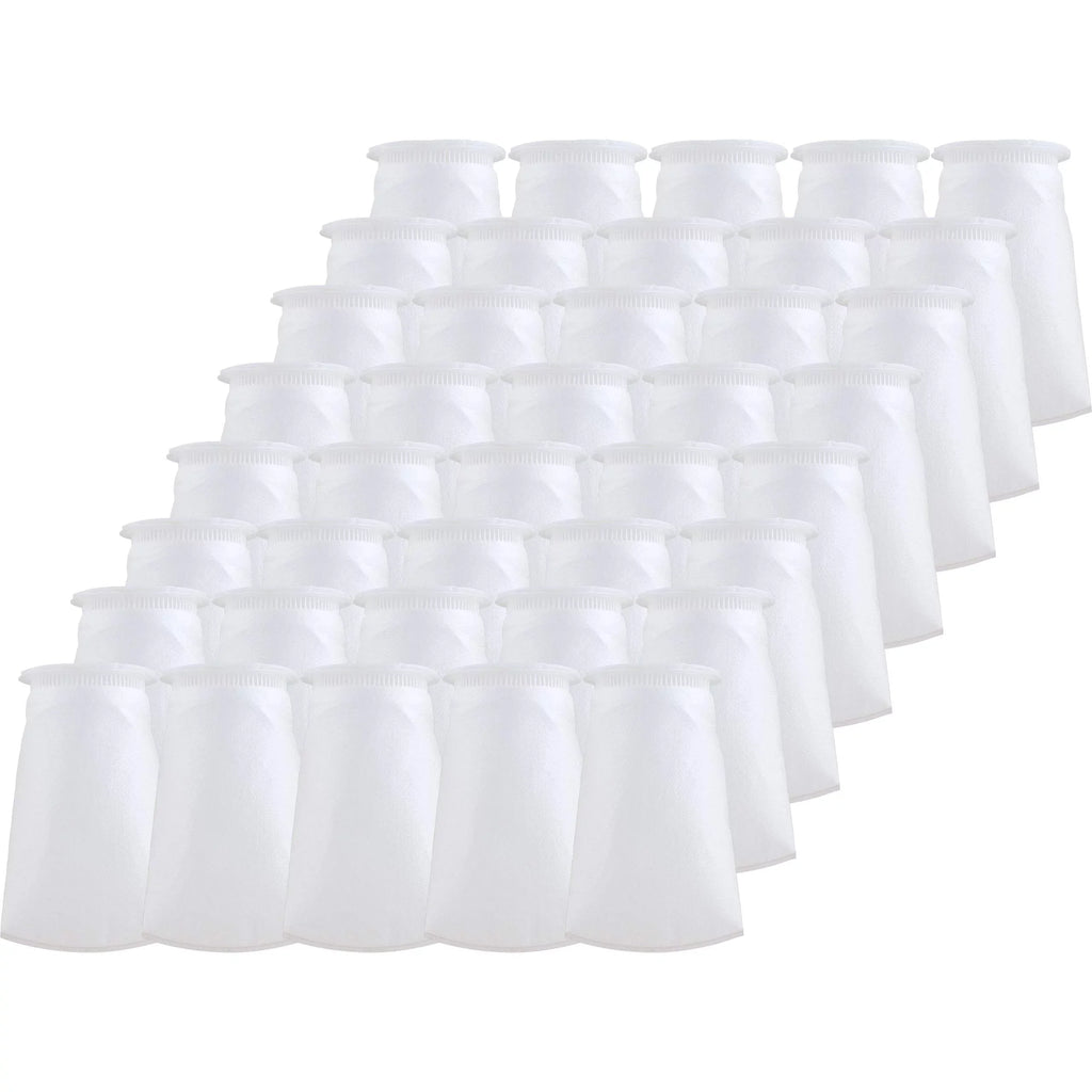SpiroPure SP-BP-410-10 10 Micron #3 (10”) Glazed Polypropylene Felt Liquid Bag Filter BP-410-10 155387-03 (Case of 40)
