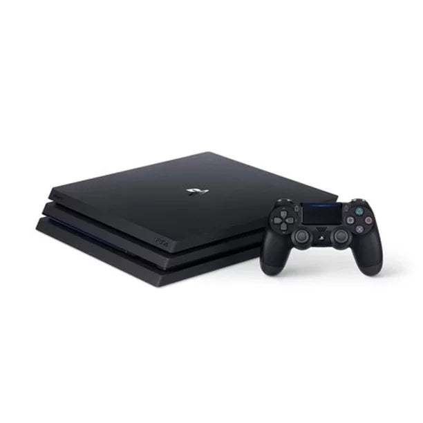 Sony PlayStation 4 PRO 1TB Gaming Console Black, HDMI Cable 2 Controller With Cleaning Kit Like New