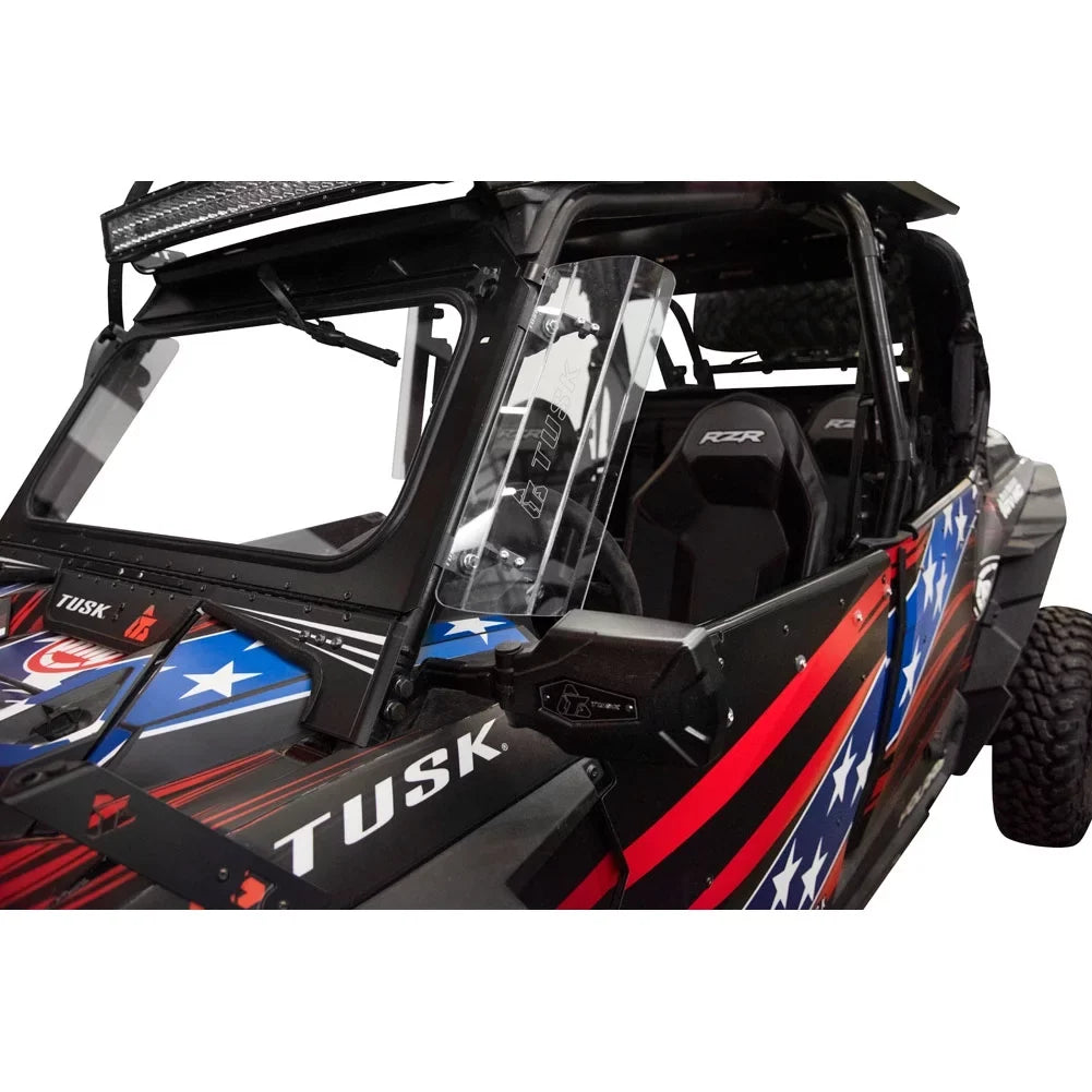 Tusk Wing Vent Kit 20" Wing with 1 3/4" Roll Cage Clamps for Polaris RZR XP Turbo EPS 2016-2021
