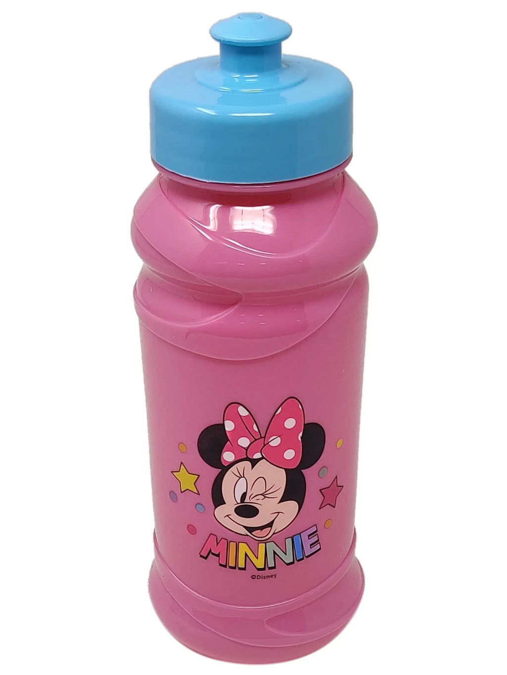 Minnie Mouse Duffel Bag Travel Carry-On w/ Disney Pull Top Water Bottle Set