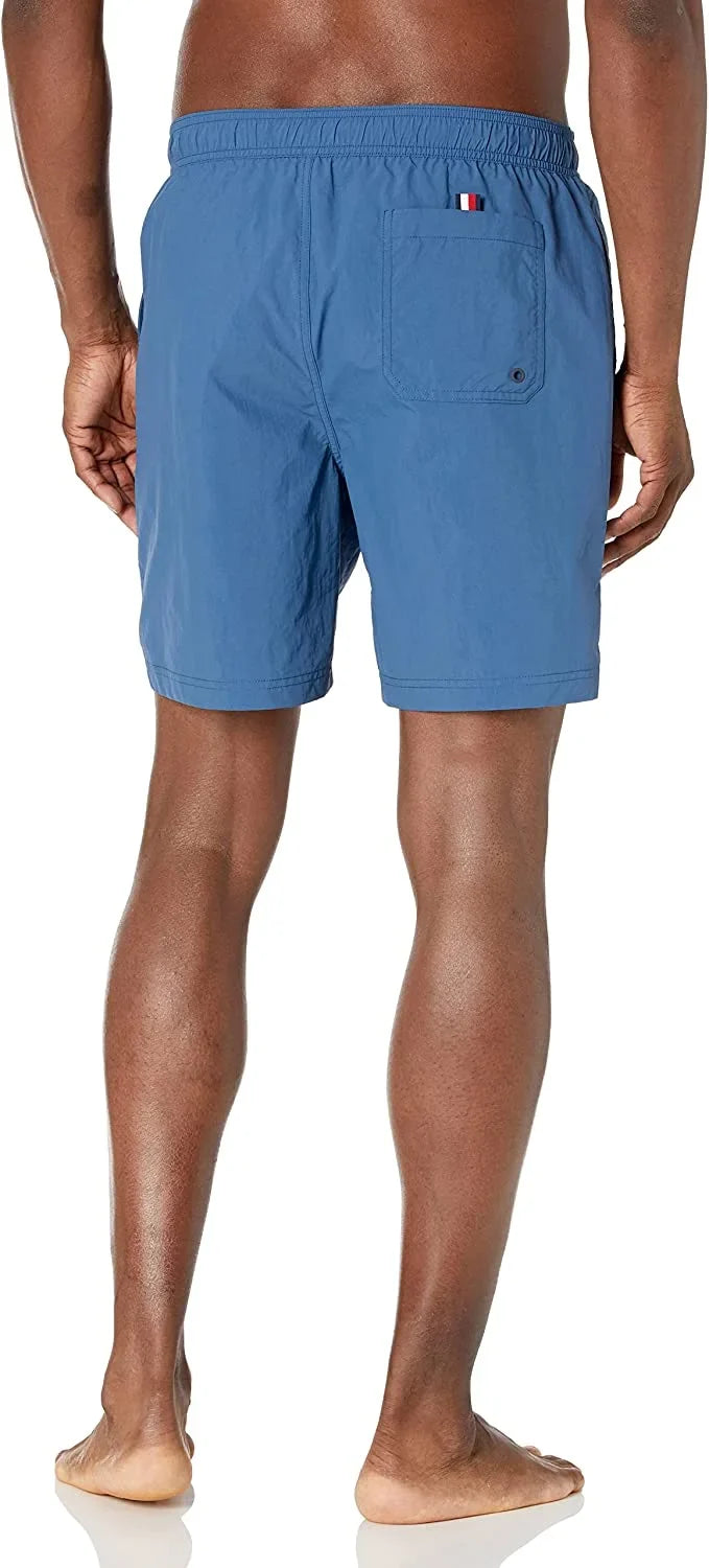 Tommy Hilfiger Mens 7 Swim Trunks XX-Large Athletic Blue-pt