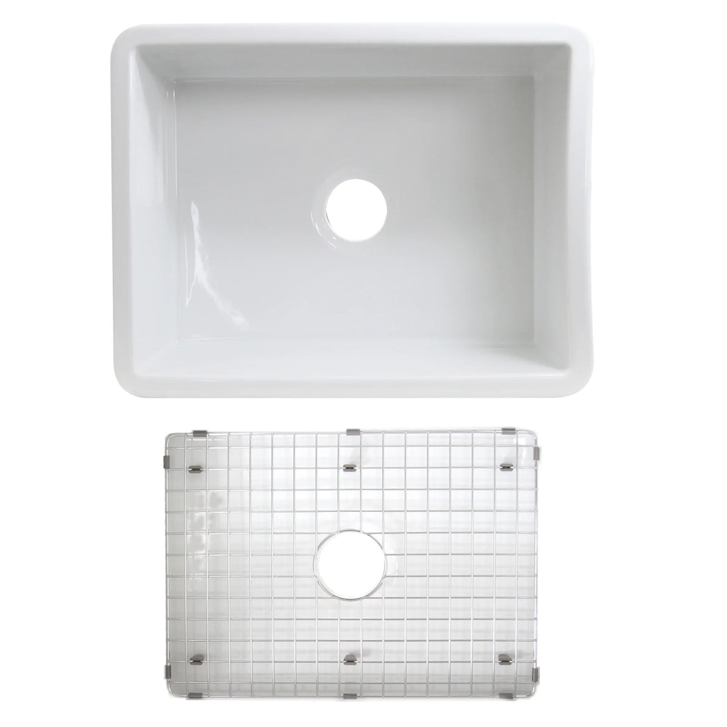 Highpoint Collection Dualmount Fireclay Kitchen Sink
