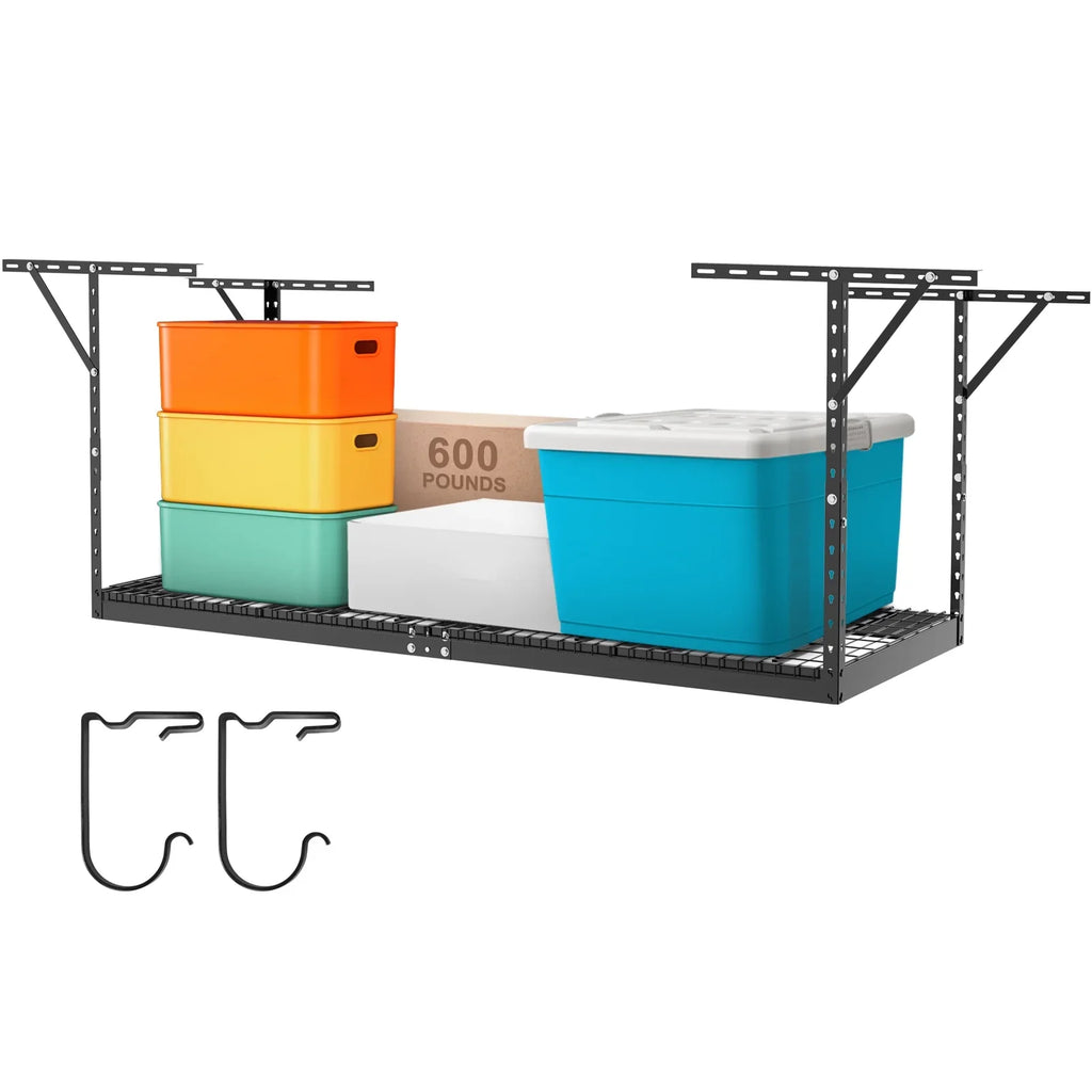 SKYSHALO Overhead Adjustable Garage Storage Stand 36x96in Ceiling Stand 600lb Black