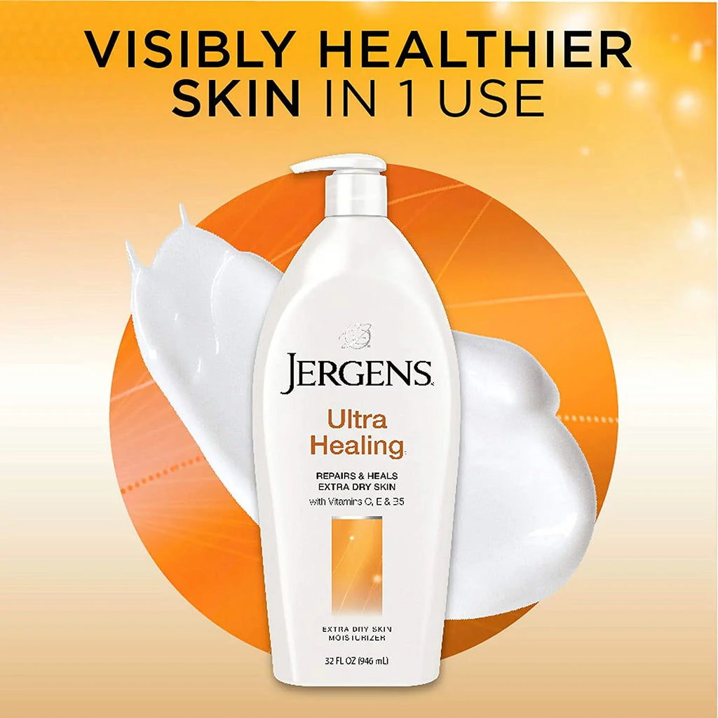 Jergens Ultra Healing Extra Dry Skin Moisturizer 32 oz (Pack of 2)