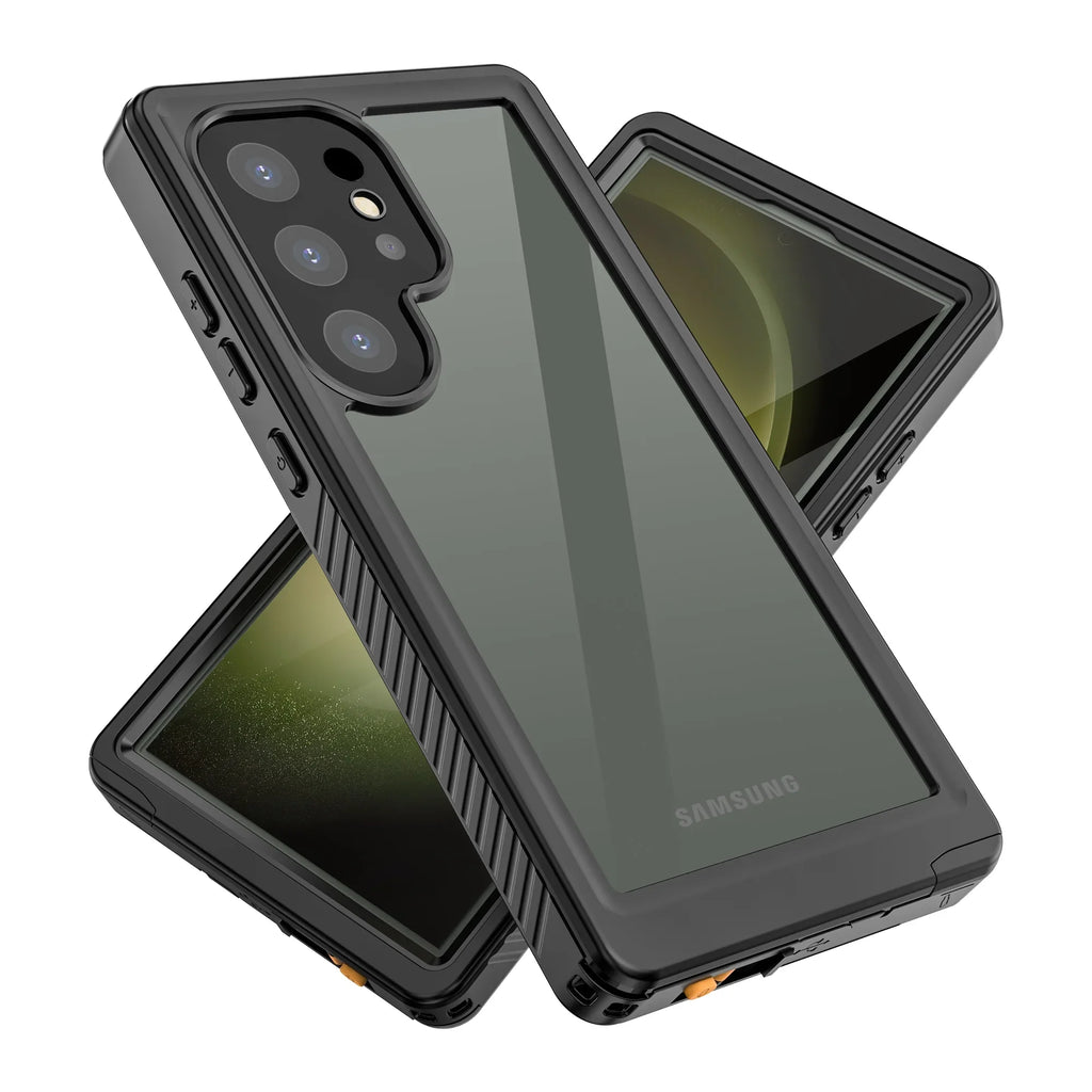 Cowithday Waterproof Case for Samsung Galaxy S24 Ultra 5G Phone 2024, with Screen Protector 360° Full Body Heavy Duty Military Protection Shockproof IP68 Underwater Wrap for Galaxy S24 Ultra, Black