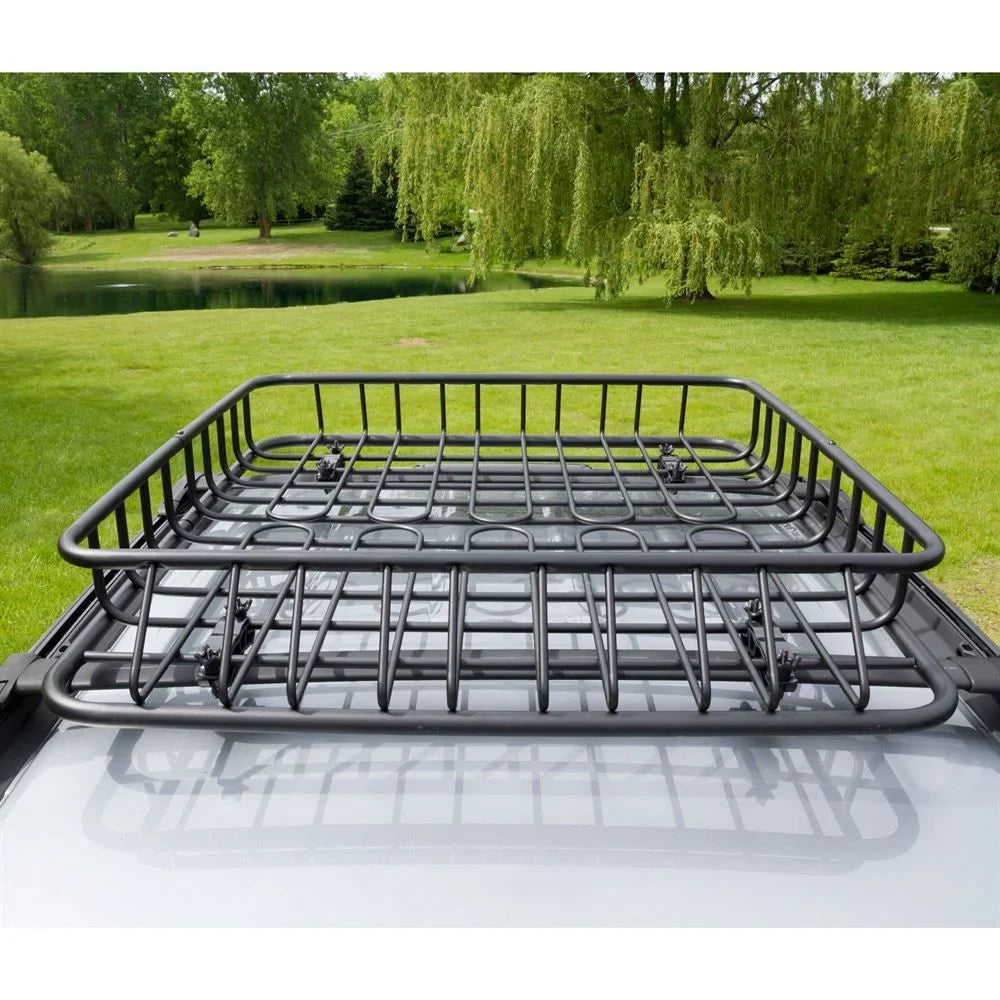 Elevate Outdoor RB-DLX-V2 Heavy Duty Roof Rack Cargo Storage Basket
