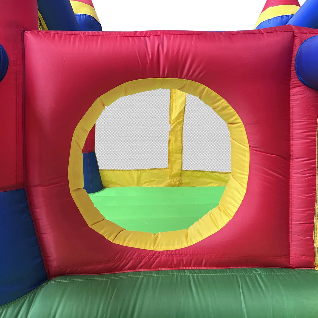Cloud 9 Castle Bounce House with Blower - Inflatable Bouncer for Kids