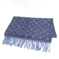 Pre-Owned LOUIS VUITTON M70257 Monogram Scarf Gradient Blue Marine Men's (Good)