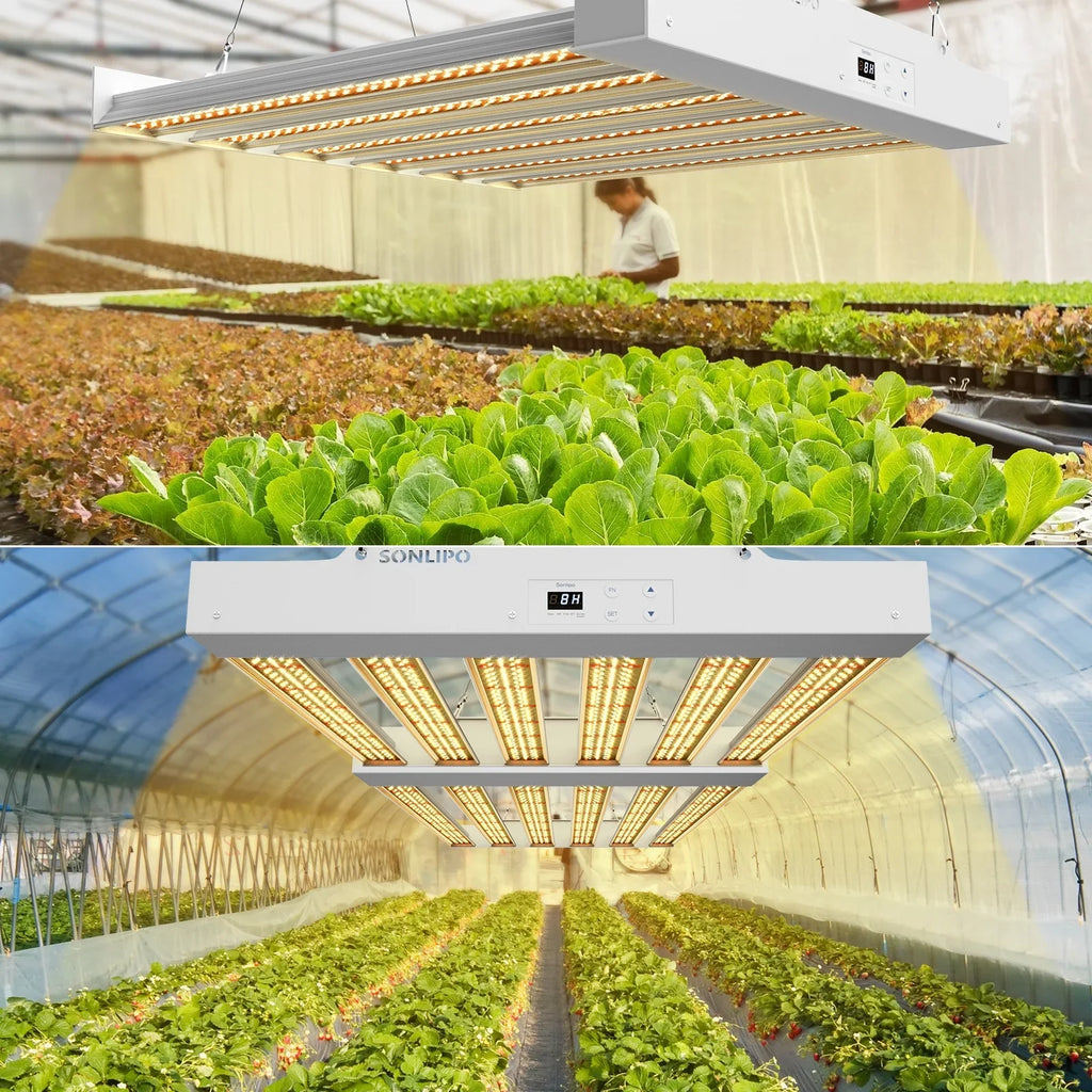 SPF2000 PRO LED Grow Light 200W with Full Spectrum Veg & Bloom Dimmer Timer - 3x3ft Coating Sunlike Grow Lamps for Indoor Plants - Seeding, Flowering, and Plant Growth LED Plant Light Fixture